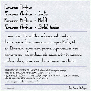 Futurex Arthur font